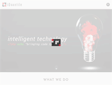 Tablet Screenshot of iquantile.com